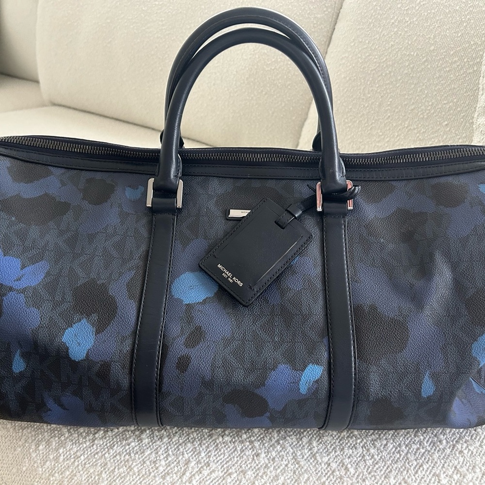 Michael Kors Jet Set Painterly Duffle Bag